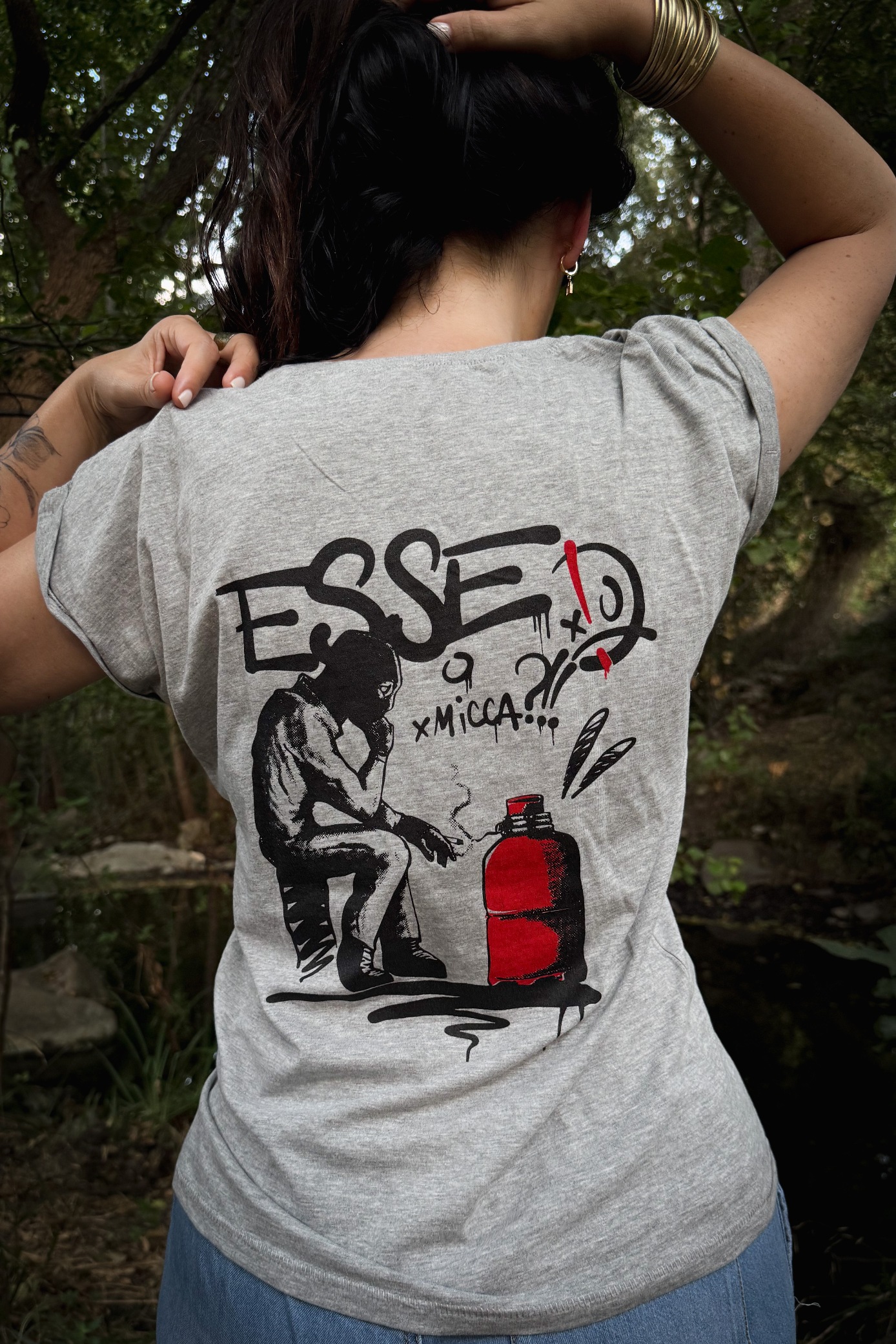T-shirt original de l'artiste Corse Piombu