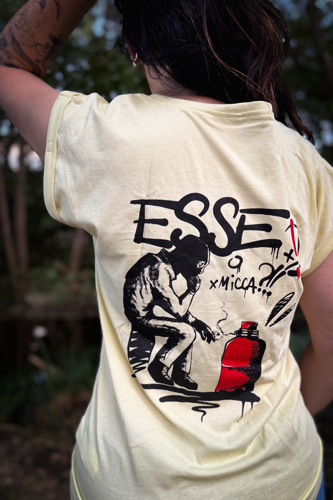 T-shirt original de l'artiste Corse Piombu